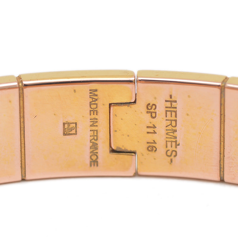 シャルニエール ブレスレット ホワイト/ゴールド ブレスレット