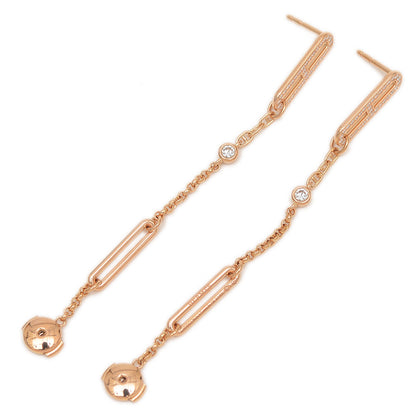 シェーヌダンクル カオス ピアス K18PG/ダイヤ ピアス