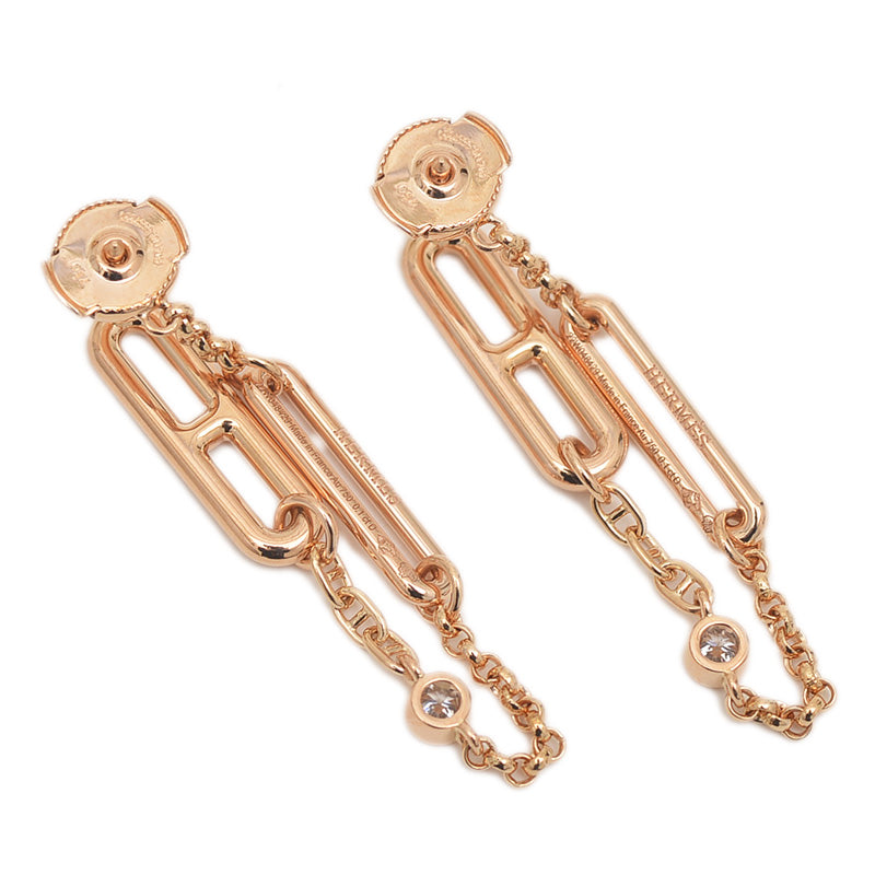 シェーヌダンクル カオス ピアス K18PG/ダイヤ ピアス