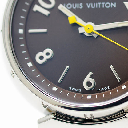 タンブール トリプルコイルド レディース ブラック文字盤 SS クォーツ Q1211 腕時計