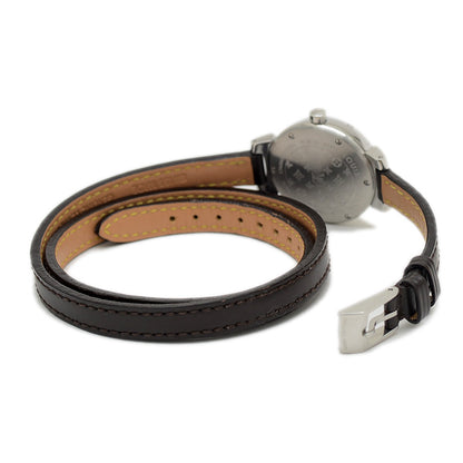 タンブール トリプルコイルド レディース ブラック文字盤 SS クォーツ Q1211 腕時計