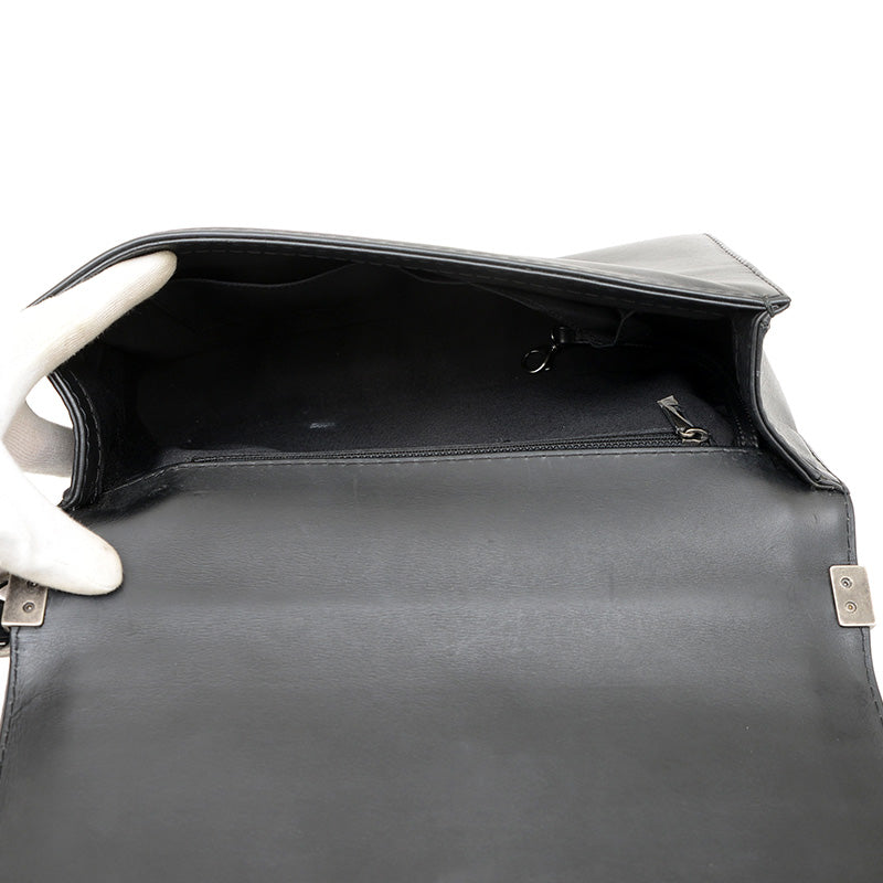 ボーイシャネル チェーンショルダー ラムスキン ブラック A92193 ショルダーバッグ