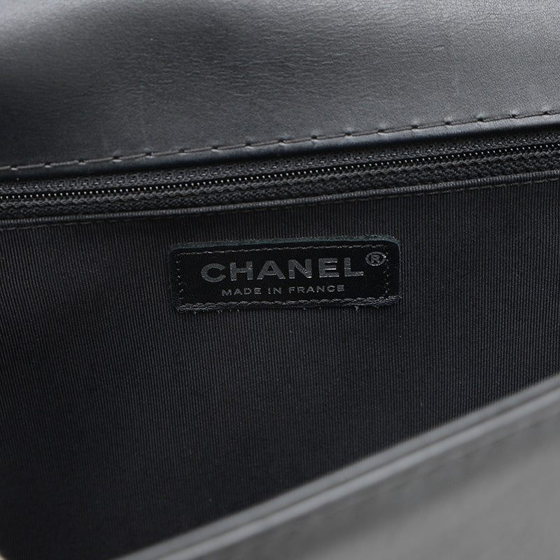 ボーイシャネル チェーンショルダー ラムスキン ブラック A92193 ショルダーバッグ