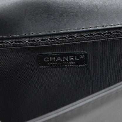 ボーイシャネル チェーンショルダー ラムスキン ブラック A92193 ショルダーバッグ