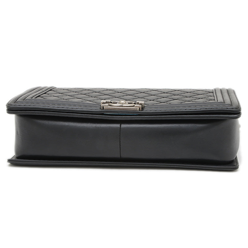 ボーイシャネル チェーンショルダー ラムスキン ブラック A92193 ショルダーバッグ