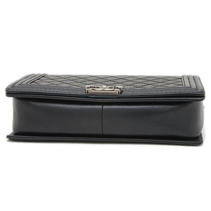 ボーイシャネル チェーンショルダー ラムスキン ブラック A92193 ショルダーバッグ