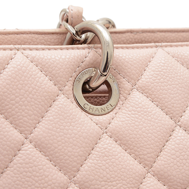 マトラッセ GST チェーントート キャビア ピンク シルバー金具 A50995 トートバッグ