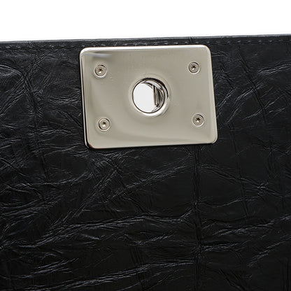 ボーイシャネル チェーンショルダー チェーンアラウンド レザー ブラック ショルダーバッグ