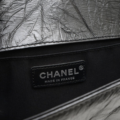 ボーイシャネル チェーンショルダー チェーンアラウンド レザー ブラック ショルダーバッグ