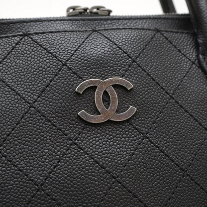 マトラッセ チェーンショルダー 2WAYバッグ キャビア ブラック A94849 ショルダーバッグ