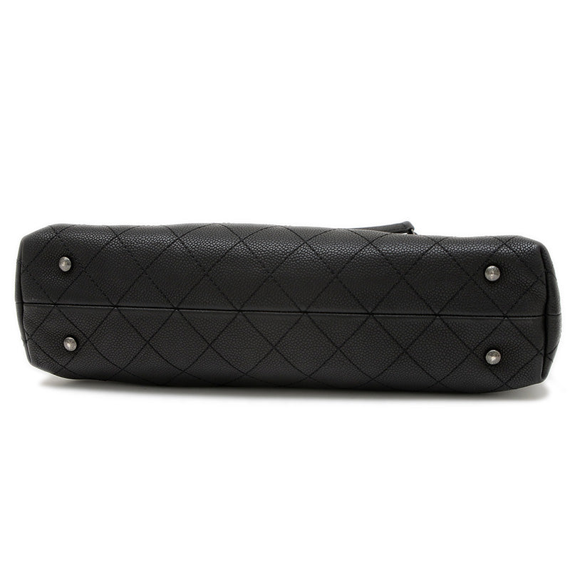 マトラッセ チェーンショルダー 2WAYバッグ キャビア ブラック A94849 ショルダーバッグ