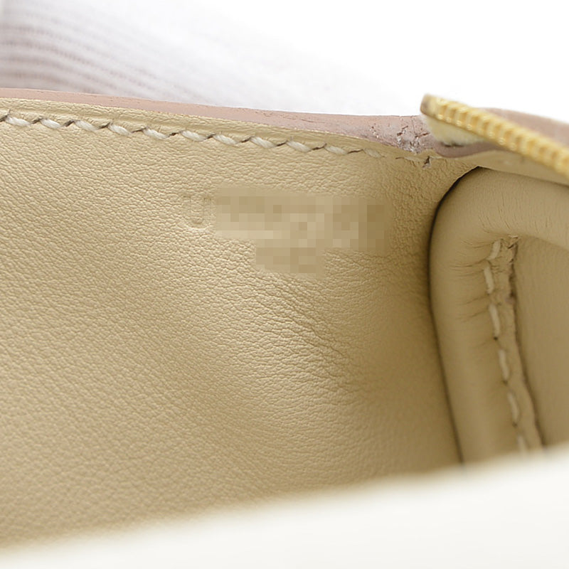 リンディ ミニ トリヨン サングル マキシ カドリーユ マッシュルーム/ナタ U刻印 ショルダーバッグ