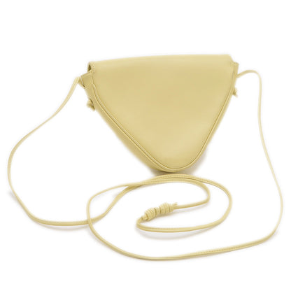 トライアングル ショルダーバッグ レザー イエロー 195903 ショルダーバッグ