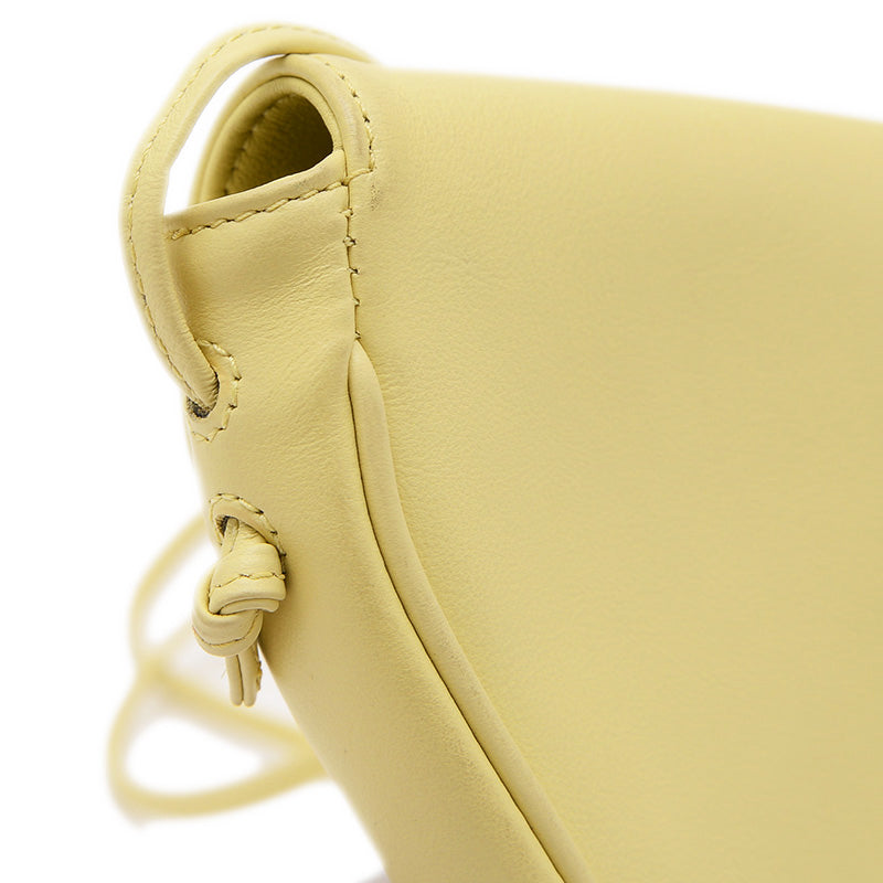 トライアングル ショルダーバッグ レザー イエロー 195903 ショルダーバッグ