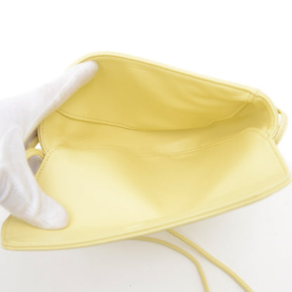 トライアングル ショルダーバッグ レザー イエロー 195903 ショルダーバッグ