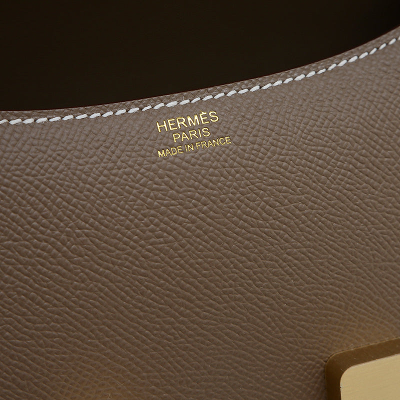 コンスタンス 24 ミロワール エプソン エトゥープ マットゴールド金具 K刻印 ショルダーバッグ