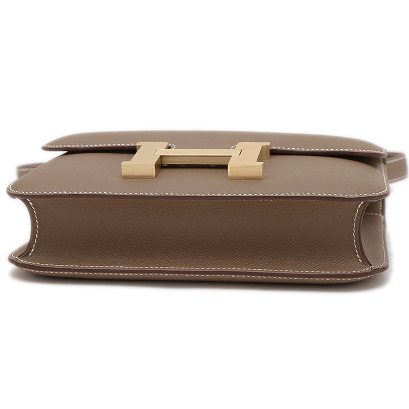 コンスタンス 24 ミロワール エプソン エトゥープ マットゴールド金具 K刻印 ショルダーバッグ