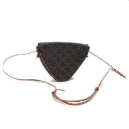 トリオンフ トライアングル ショルダーバッグ タン/ブラック 195902 ショルダーバッグ