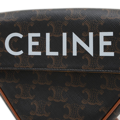 トリオンフ トライアングル ショルダーバッグ タン/ブラック 195902 ショルダーバッグ