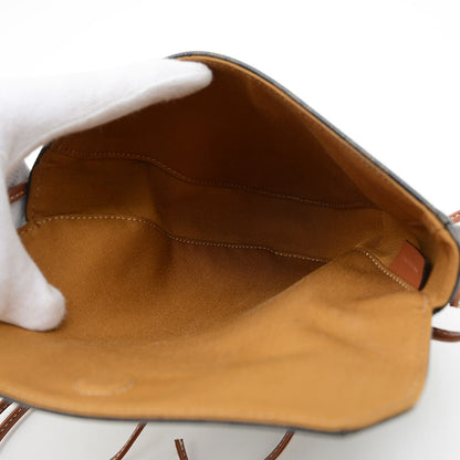 トリオンフ トライアングル ショルダーバッグ タン/ブラック 195902 ショルダーバッグ