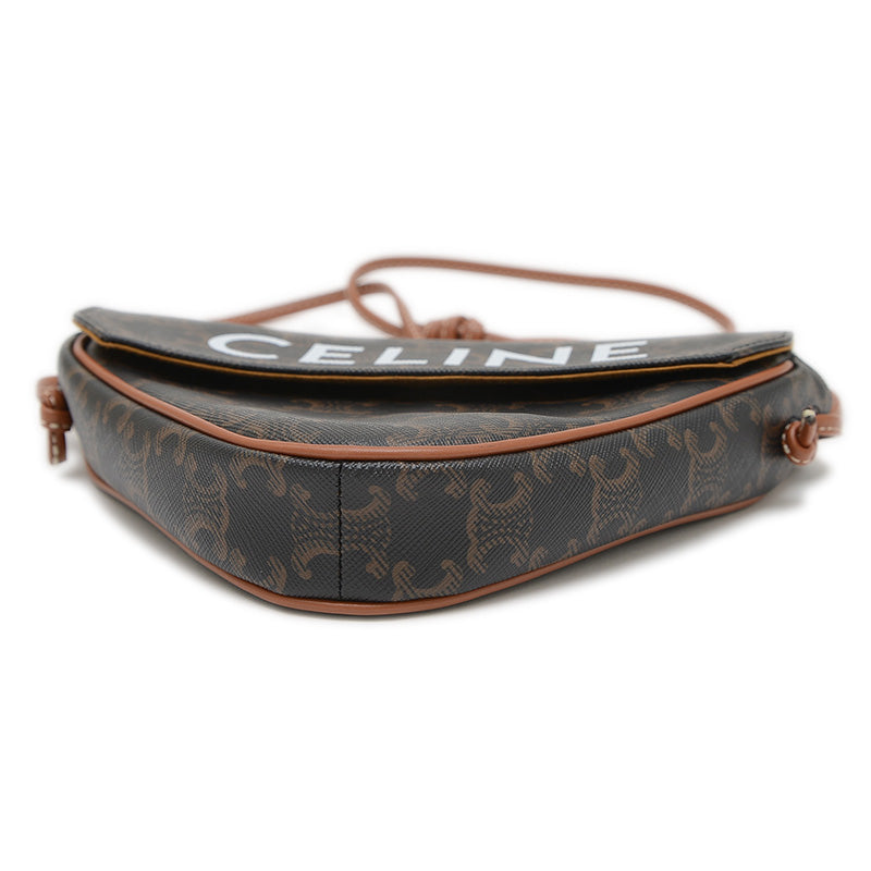 トリオンフ トライアングル ショルダーバッグ タン/ブラック 195902 ショルダーバッグ