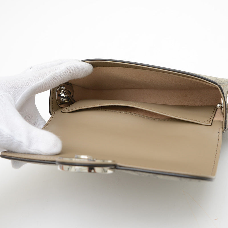 GGスプリーム チェーンショルダーバッグ ベージュ 760194 ショルダーバッグ