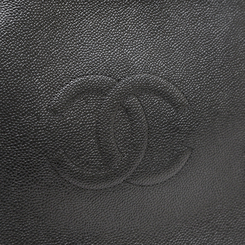 ココマーク ショルダーバッグ トート キャビアスキン ブラック ヴィンテージ ショルダーバッグ