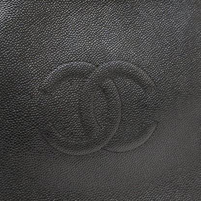 ココマーク ショルダーバッグ トート キャビアスキン ブラック ヴィンテージ ショルダーバッグ