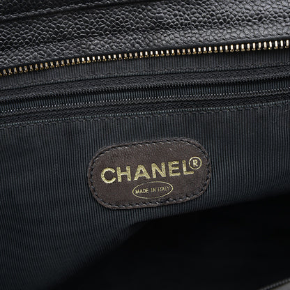 ココマーク ショルダーバッグ トート キャビアスキン ブラック ヴィンテージ ショルダーバッグ