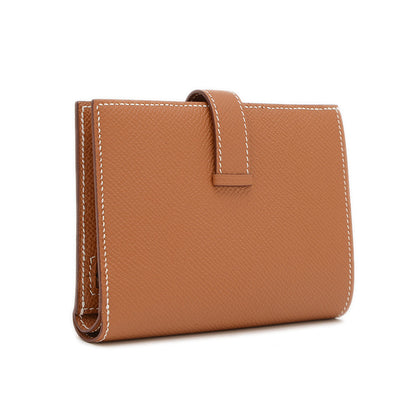 ベアンコンパクト 財布 エプソン ゴールド シルバー金具 Z刻印 二つ折り財布