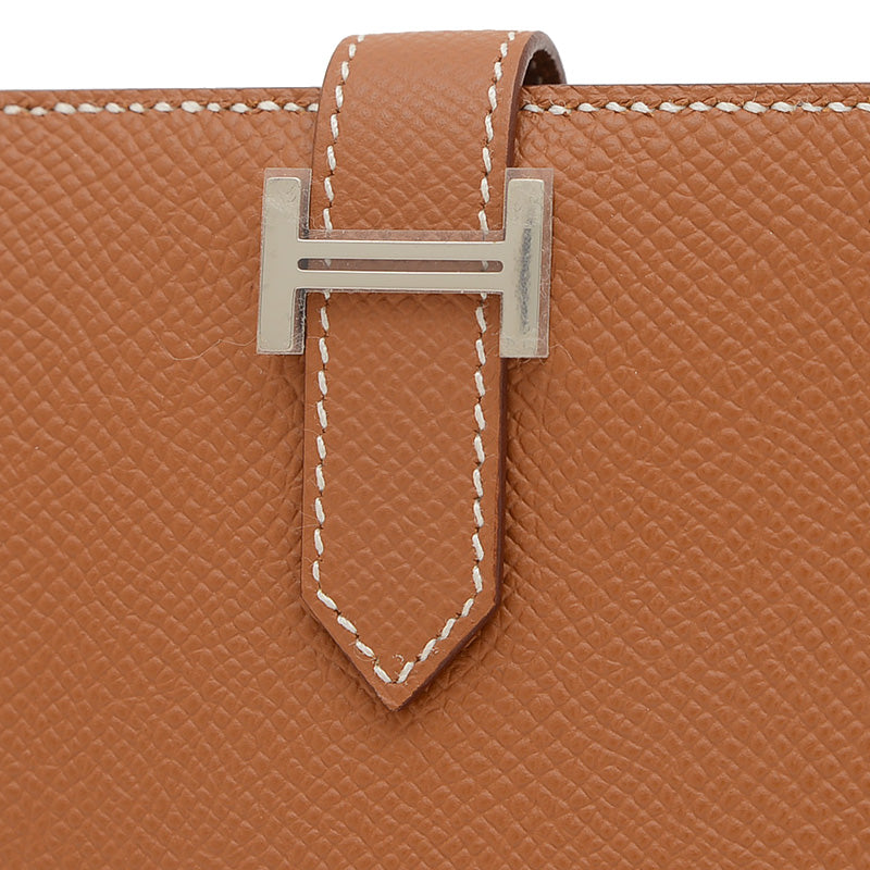 ベアンコンパクト 財布 エプソン ゴールド シルバー金具 Z刻印 二つ折り財布