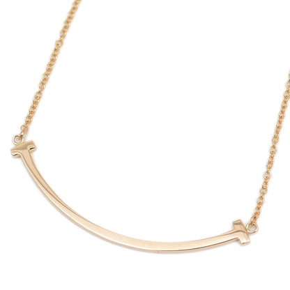 Tスマイル ネックレス スモール K18PG ネックレス