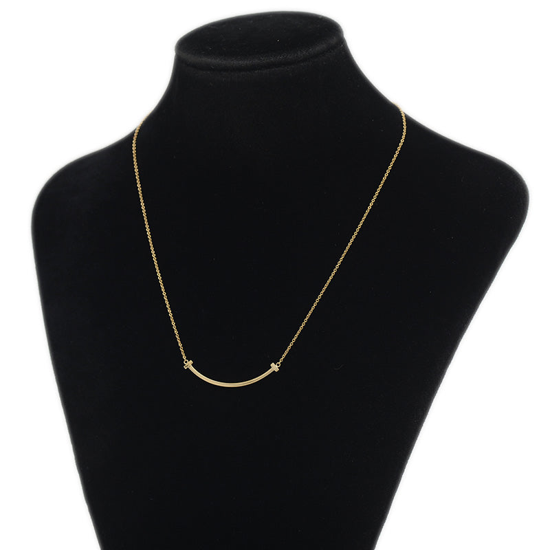 Tスマイル ネックレス スモール K18YG ネックレス