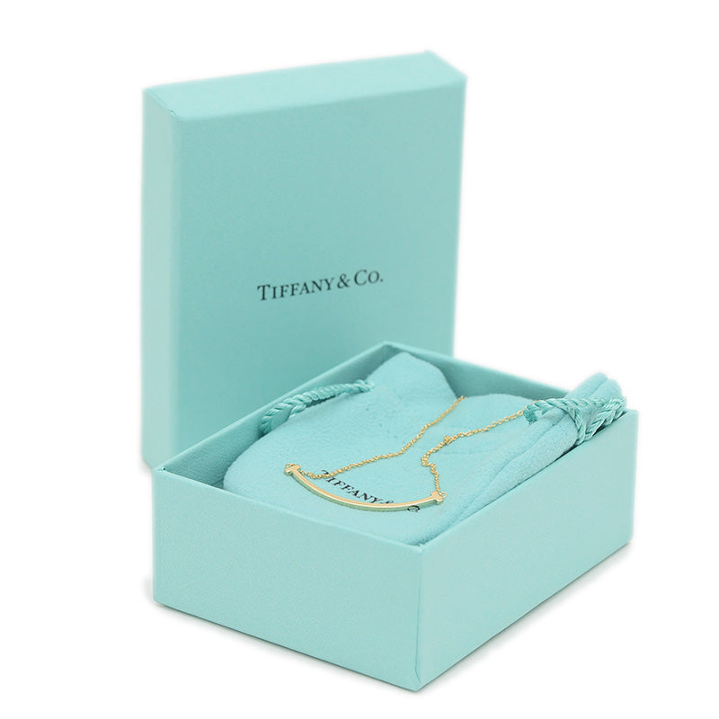 Tスマイル ネックレス スモール K18YG ネックレス