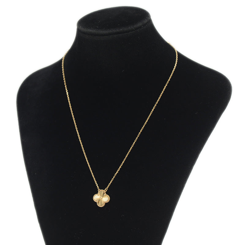 ヴィンテージ アルハンブラ ペンダント ネックレス ギョーシエ K18YG VCARP4KL00 ネックレス