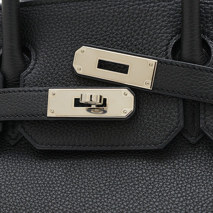 バーキン30 トゴ ブラック シルバー金具 C刻印 ハンドバッグ