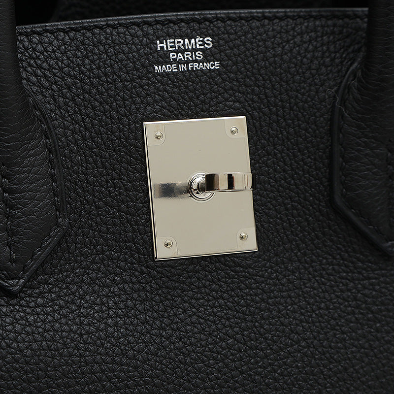 バーキン30 トゴ ブラック シルバー金具 C刻印 ハンドバッグ