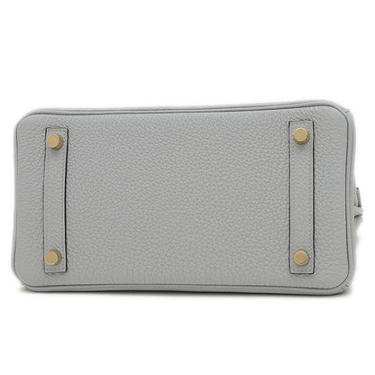 バーキン25 トゴ ブルーグラシエ ゴールド金具 K刻印 ハンドバッグ