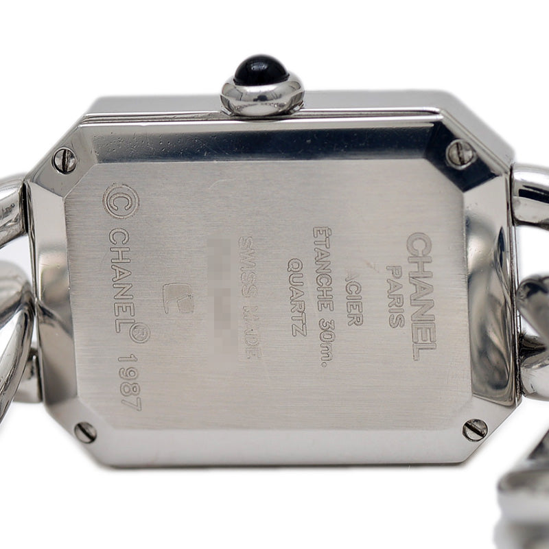 プルミエール レディース 黒文字盤 SS クォーツ H0451 Mサイズ 腕時計