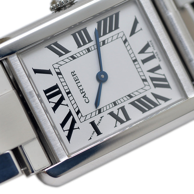 タンクソロSM レディース シルバー文字盤 クォーツ W5200013 腕時計