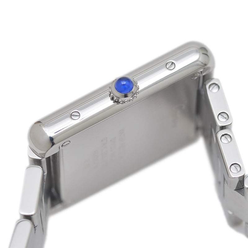 タンクソロSM レディース シルバー文字盤 クォーツ W5200013 腕時計