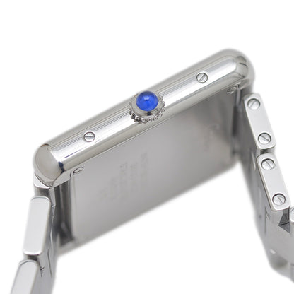 タンクソロSM レディース シルバー文字盤 クォーツ W5200013 腕時計