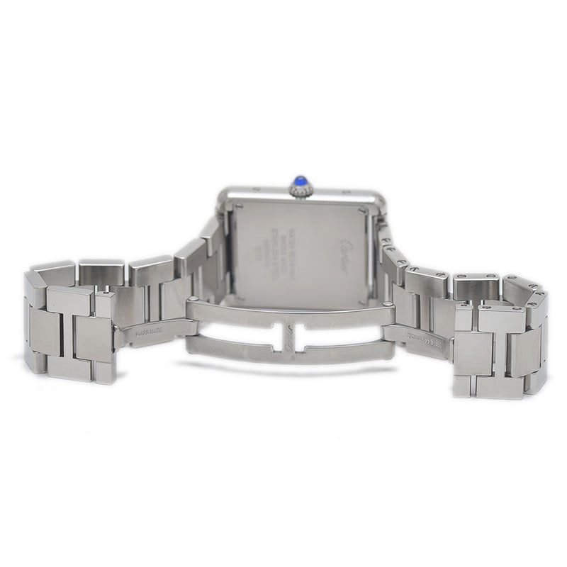 タンクソロSM レディース シルバー文字盤 クォーツ W5200013 腕時計