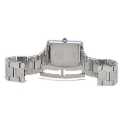 タンクソロSM レディース シルバー文字盤 クォーツ W5200013 腕時計