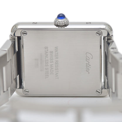 タンクソロSM レディース シルバー文字盤 クォーツ W5200013 腕時計