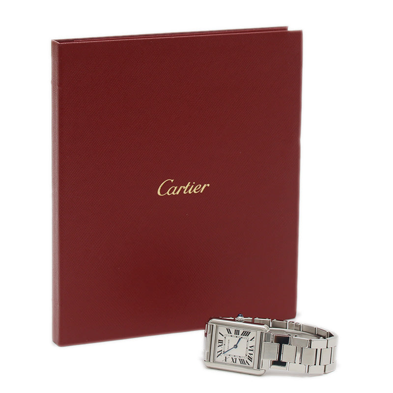 タンクソロSM レディース シルバー文字盤 クォーツ W5200013 腕時計