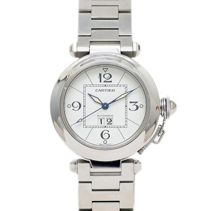 パシャＣ ビッグデイト ボーイズ 白文字盤 SS オートマ 腕時計