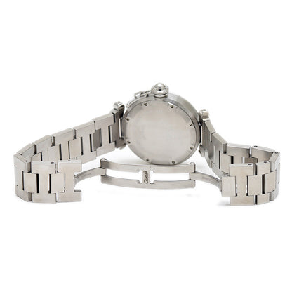 パシャＣ ビッグデイト ボーイズ 白文字盤 SS オートマ 腕時計