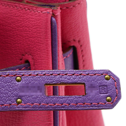 バーキン30 パーソナル シェーブル ローズティリアン/パルム マットゴールド金具 ハンドバッグ