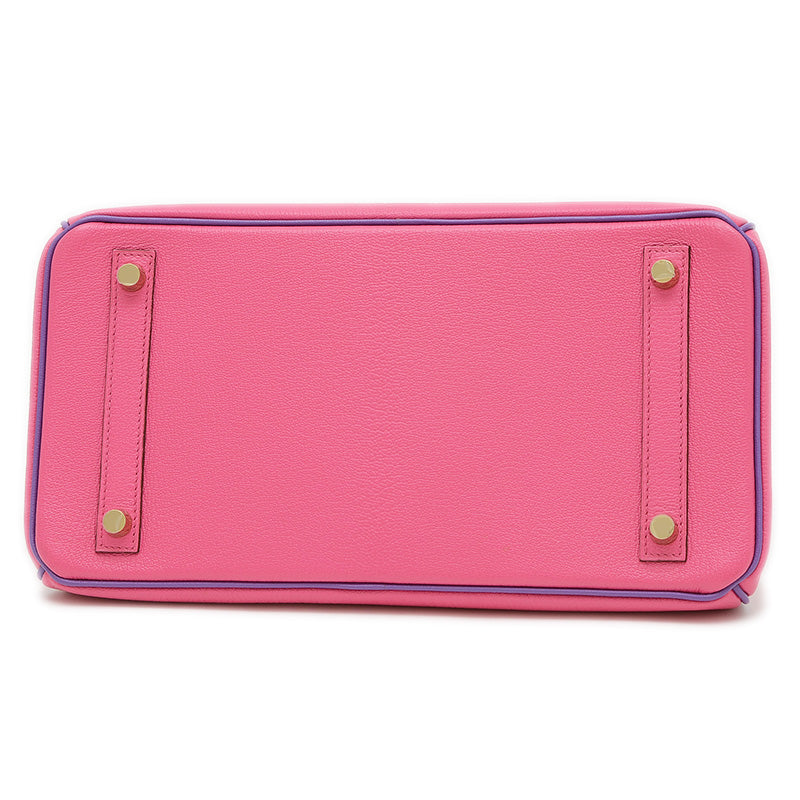 バーキン30 パーソナル シェーブル ローズティリアン/パルム マットゴールド金具 ハンドバッグ